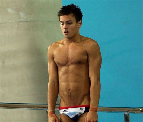 Guys In Speedos British Diver Tom Daley At The Aquatics Centre In The
