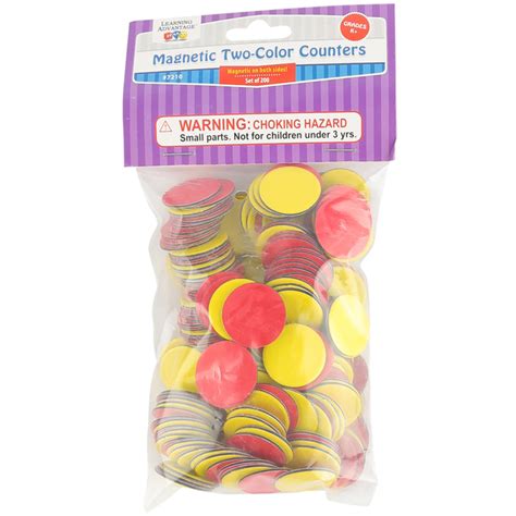 Magnetic Counters Set 200 Pieces Grades K And Up Mardel 832382002101