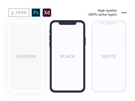 1,000+ vectors, stock photos & psd files. Free flat mockup for iPhone X | Mobile mockup, Iphone ...