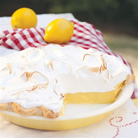 This rich and creamy chocolate meringue pie will satisfy any sweet tooth. Lemon Meringue Pie - Paula Deen Magazine
