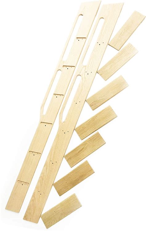 Maple Wood Ladder Library Ladder Unassembled Tfk Ldr Md3 6 7 8