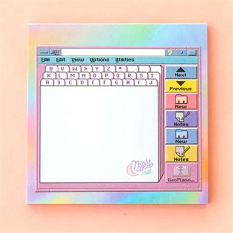 Notevibes is an online text to speech converter. Kawaii Aesthetic Retro Computer Memo Pad - Kuru Store | Penanda buku, Buku tulis, Desain pamflet