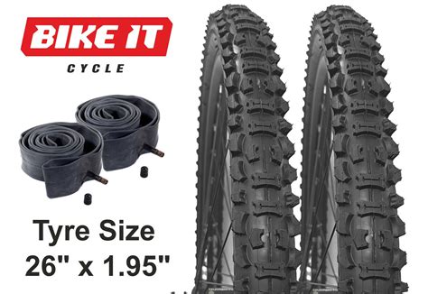 Mountain Bike Tyre 26 X 195 Bicycle Tyres Inner Tubes Pairs