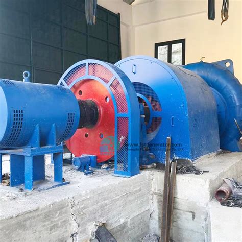 Hydroelectric Power Systems Francis Turbine Generator For 850kw
