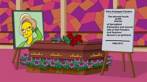 Edna Krabappel Flanders Funeral By Homersimpson1983 On Deviantart