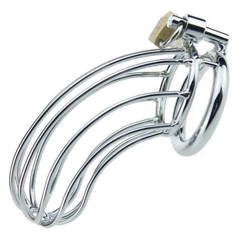 2016 Adult Sex Toys Product For Male Chastity Belt Penis Ring Stainless Steel Male Chastity