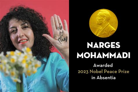 Narges Mohammadi Awarded Nobel Peace Prize In Absentia Pen America