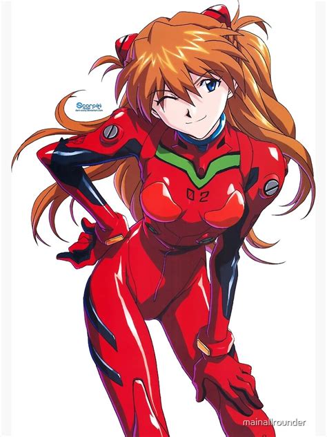 Asuka Langley Sohryu Art Print For Sale By Mainallrounder Redbubble