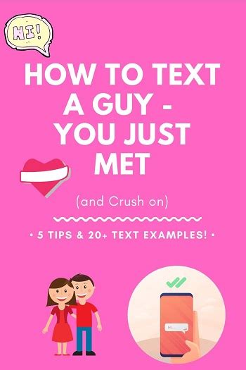 How To Text A Guy You Just Met 5 Tips 23 Examples