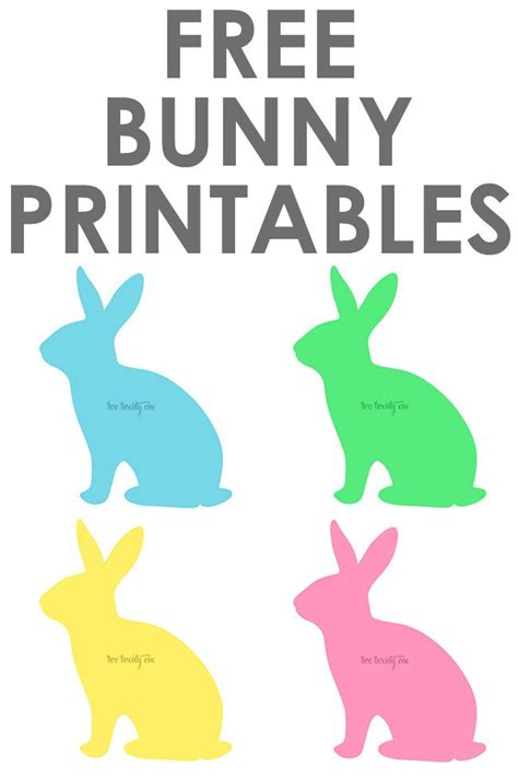 These easter bunny templates will help you get started on your easter decorations for craft projects this year. 7 Best Images of Bunny Art Free Printables - Free Bunny ...
