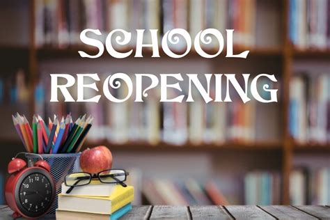 School Reopening Department Of Educational Services
