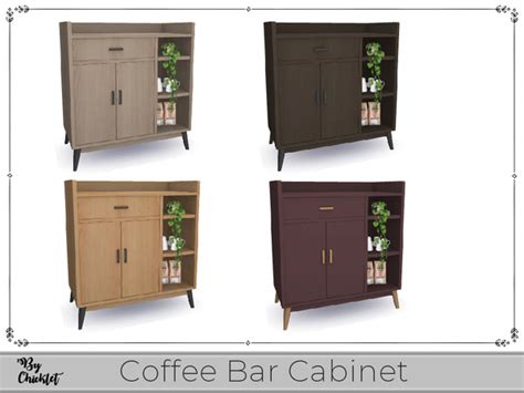 The Sims Resource Modern Coffee Bar Cabinet
