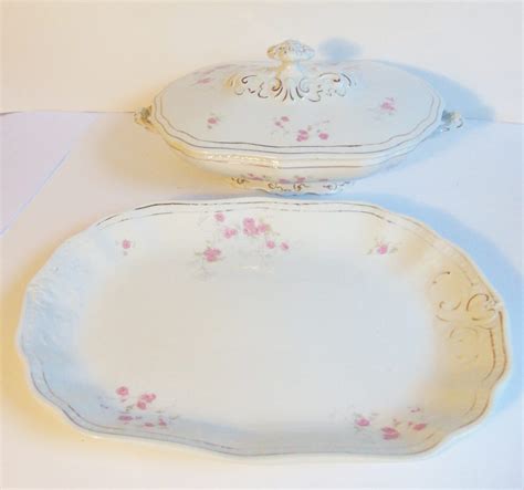 Antique Dishes Wood And Son Royal Semi Porcelain Antique China Etsy