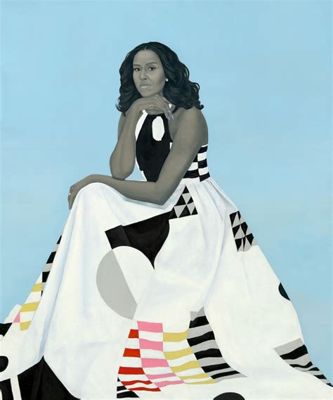 Stfelix Amy Sherald Portrait Michelle Obama Theartgorgeous