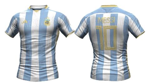 ¿será Así Filtran Dos Posibles Camisetas De La Selección Argentina