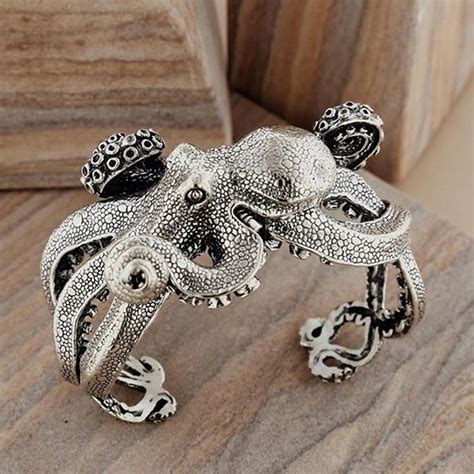 Octopus Bracelet Sterling Silver Kabana