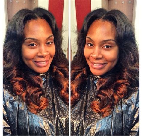 Middle Part Sew In Sew In Hairstyles Hair Styles Cute