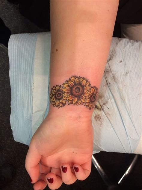 Sunflower Wrist Tattoo Designs Ideas And Meaning