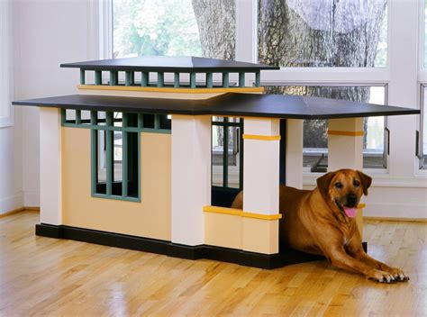 Your dog will surely love this diy dog house; Indoor Prairie Style Doghouse | Dog houses, Fancy dog ...