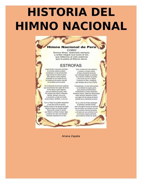 Glücklich Zukunft Gehen La Historia Del Himno Nacional Erforderlich