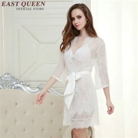 Buy See Through Nightgown Silk Wedding Robes For Women