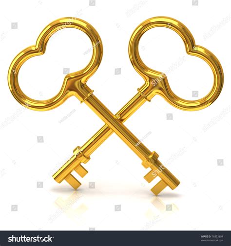 Two Golden Keys Stock Illustration 76533304 Shutterstock