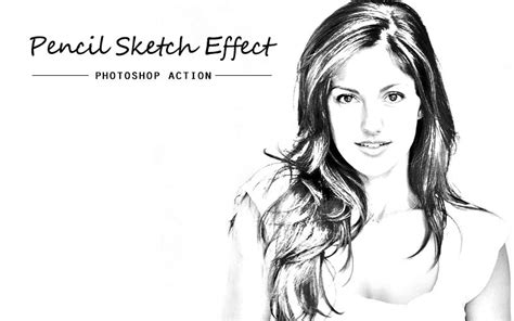 Pencil Sketch Photoshop Action By Gumacreative Thehungryjpeg