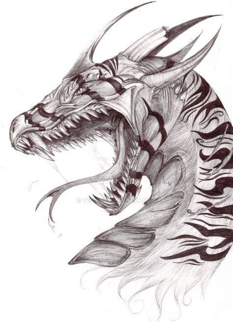 Dragon Portrait By Teggy On Deviantart