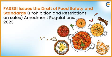 Fssai Issues The Draft Of Food Safety And Standards Prohibition And