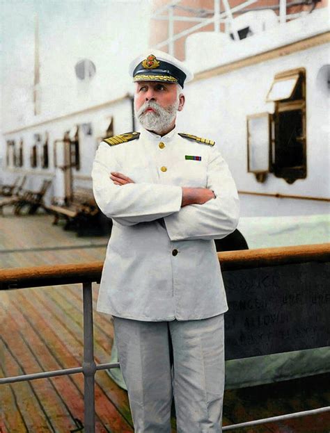 Captain Ej Smith Captain Of The Rms Titanic Photograph By Doc Braham