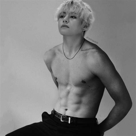 BTS V Has Left All Girls Hearts Fluttering Over His Shirtless Pictures