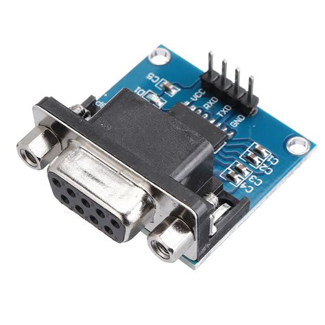Rs232 To Ttl Serial Port Converter Module Db9 Connector Max3232 Serial Module Sale Banggood