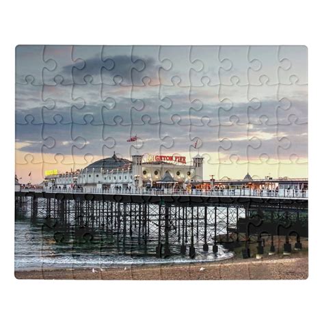 Brighton Pier Sunset Jigsaw Puzzle Zazzle