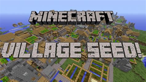 Minecraft Village Seed It Works Youtube