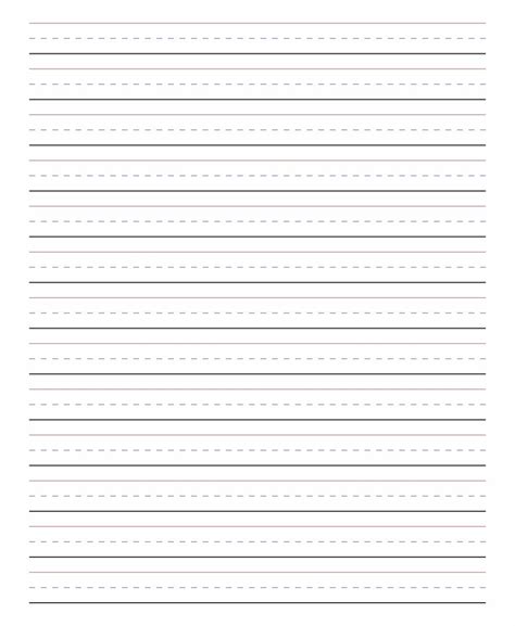 Second Grade Writing Paper Printable Free