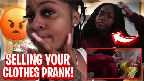 Selling Your Clothes Prank On My Roommate 😅 She Tried To Fight Me Youtube