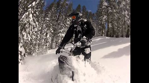 Snowmobile Boondocking And Side Hilling Skidoo Freeride 2 Youtube