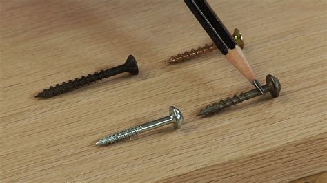 Choosing The Correct Screw Pocket Screw Woodworkers Guild Of America