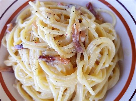 spaghetti alla carbonara la vraie recette sans crème