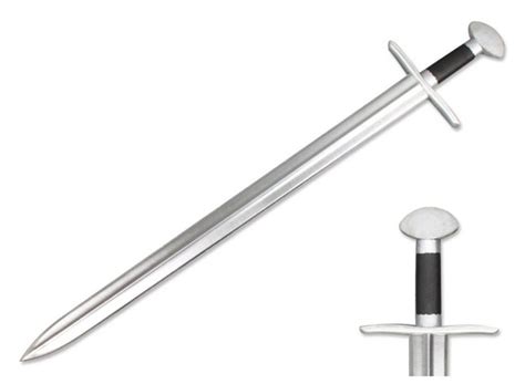 40 Medieval Spark Foam Sword W Metallic Chrome Finish On Blade