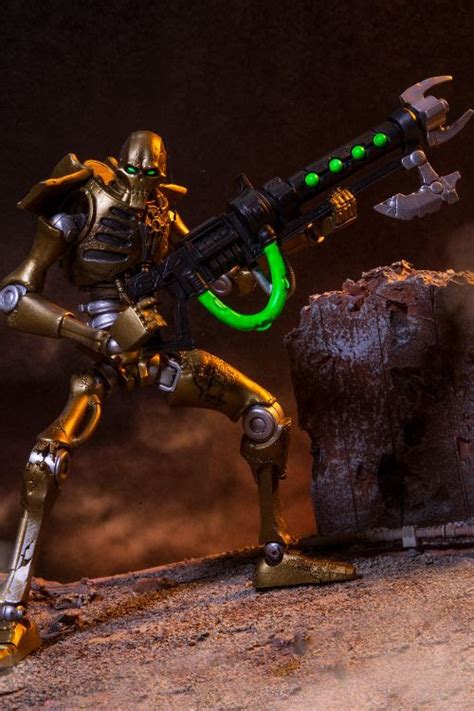 Mcfarlane Reveals Necron Warrior In Warhammer 40k Line Brutal Gamer