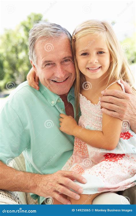 Grandfather And Grandbabe Garden Together In Backyard Stock Photo CartoonDealer Com