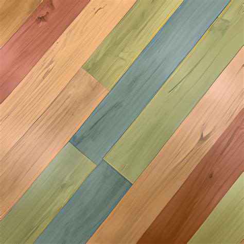 Variegated Colored Wood Floor Panels · Creative Fabrica