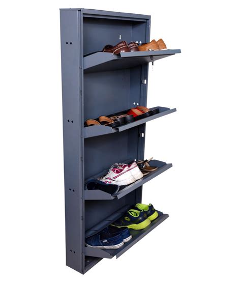 You can choose from brands, such as delite kom, house of quirk, clever metal, and so on. Clever Wall Mounted Shoe Rack with 4 Shelves 24'' wide (grey) - Buy Clever Wall Mounted Shoe ...