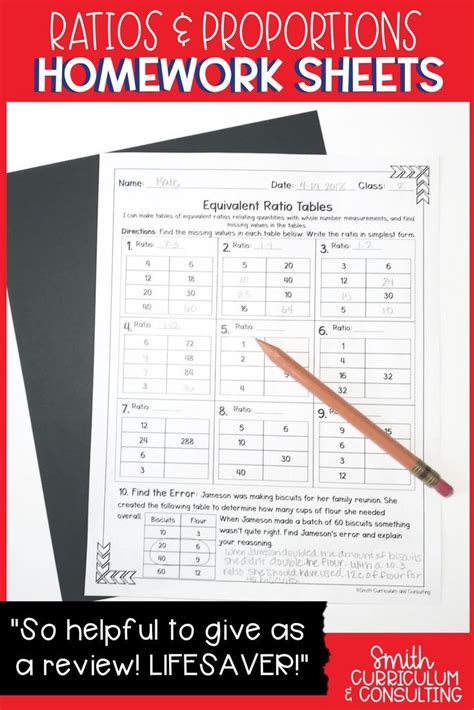 Answer Key Equivalent Ratios Worksheet 6th Grade Answers - Thekidsworksheet