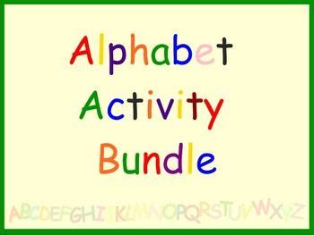 Two teams, each with a shuffled set of alphabet cards. Smart Board Alphabet Activity Bundle | Alphabet activities ...