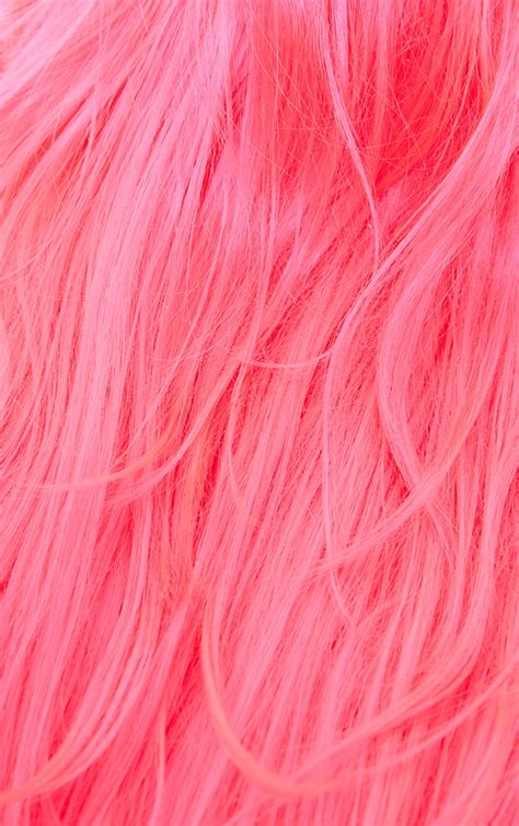 Neon Pink Premium Long Wig Accessories Prettylittlething