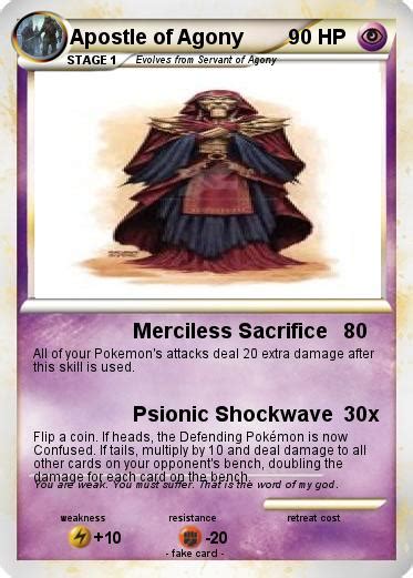 Pokémon Apostle Of Agony Merciless Sacrifice My Pokemon Card