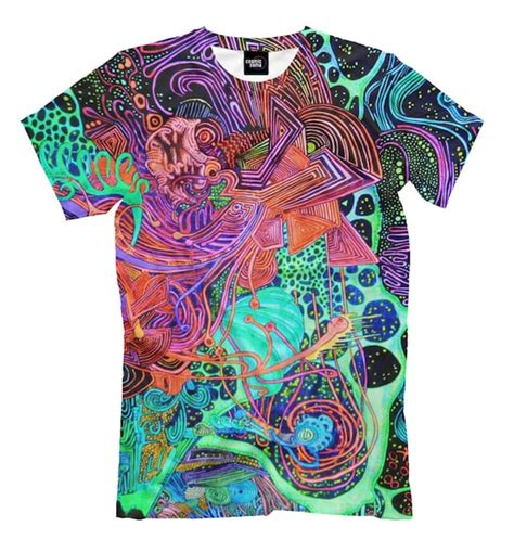 Rave T Shirt Acid Skin Psychedelic Clothing Edm Tee
