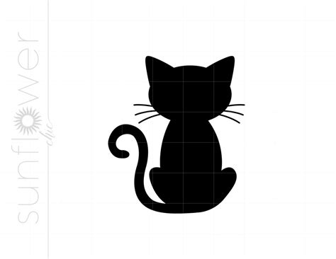 Cat Svg Cat Clipart Cat Silhouette Cut File Vector Cat Svg  Eps Pdf